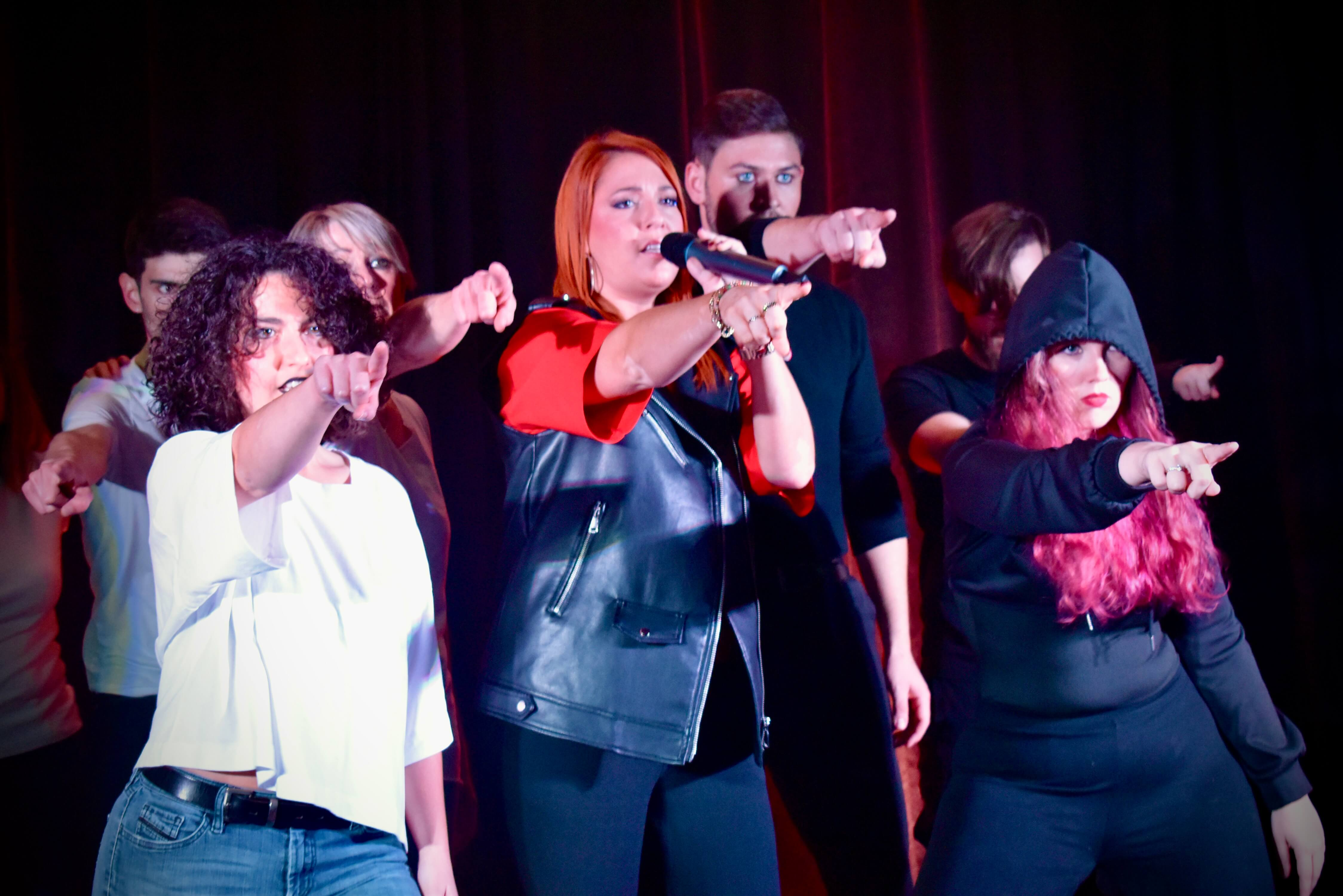 Séance de comédie musicale dans notre école à Liège